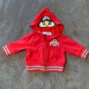Ohio State Buckeyes zip up hoodie